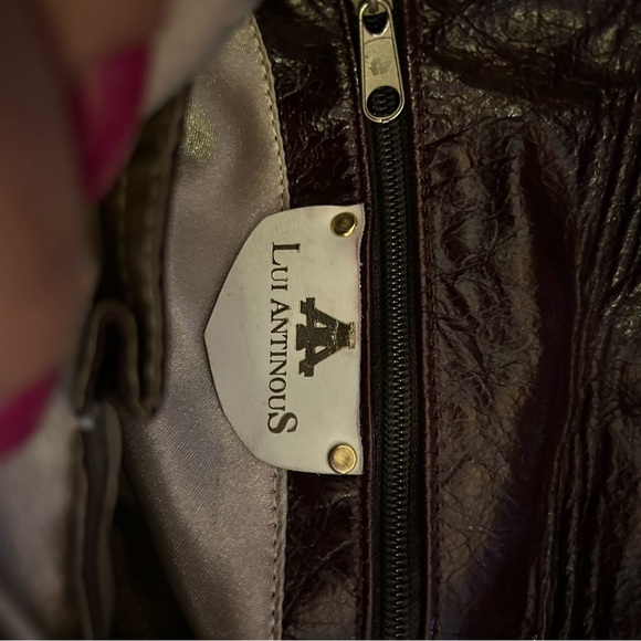 Lui Antinous Saddle Shoulder Bag with Silver Accents EUC! - Picture 10 of 14